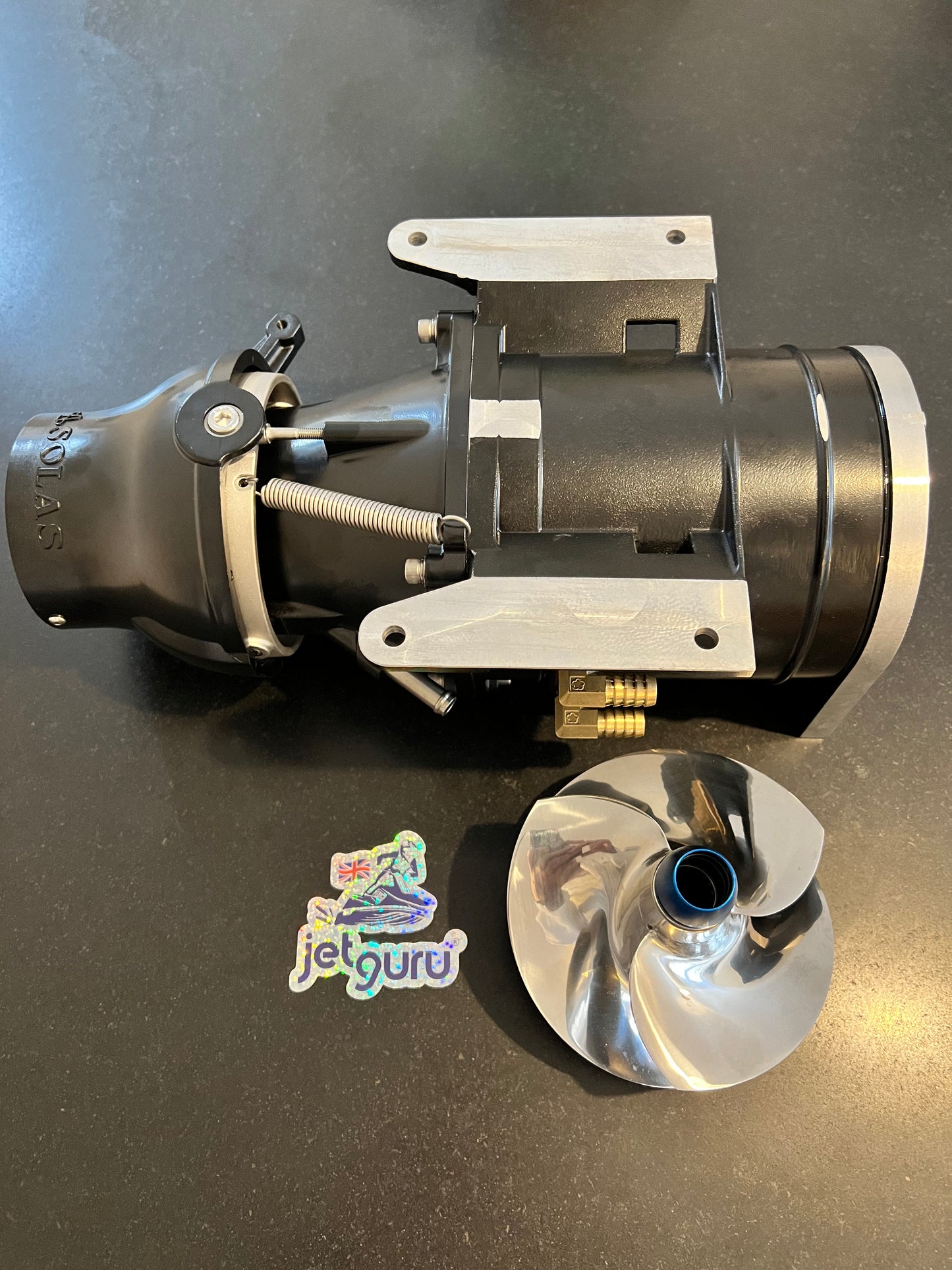 Solas Kawasaki SX-R 800 140mm Performance 12 Vane Jet Mag Pump with Trim System KPS-PM-140/74T - Jetguru