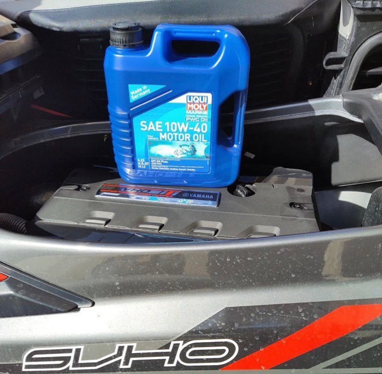 Yamaha 1800cc SVHO Jet Ski Full Service Kit - Oil - Filter - Spark Plugs & Marine Multi Spray