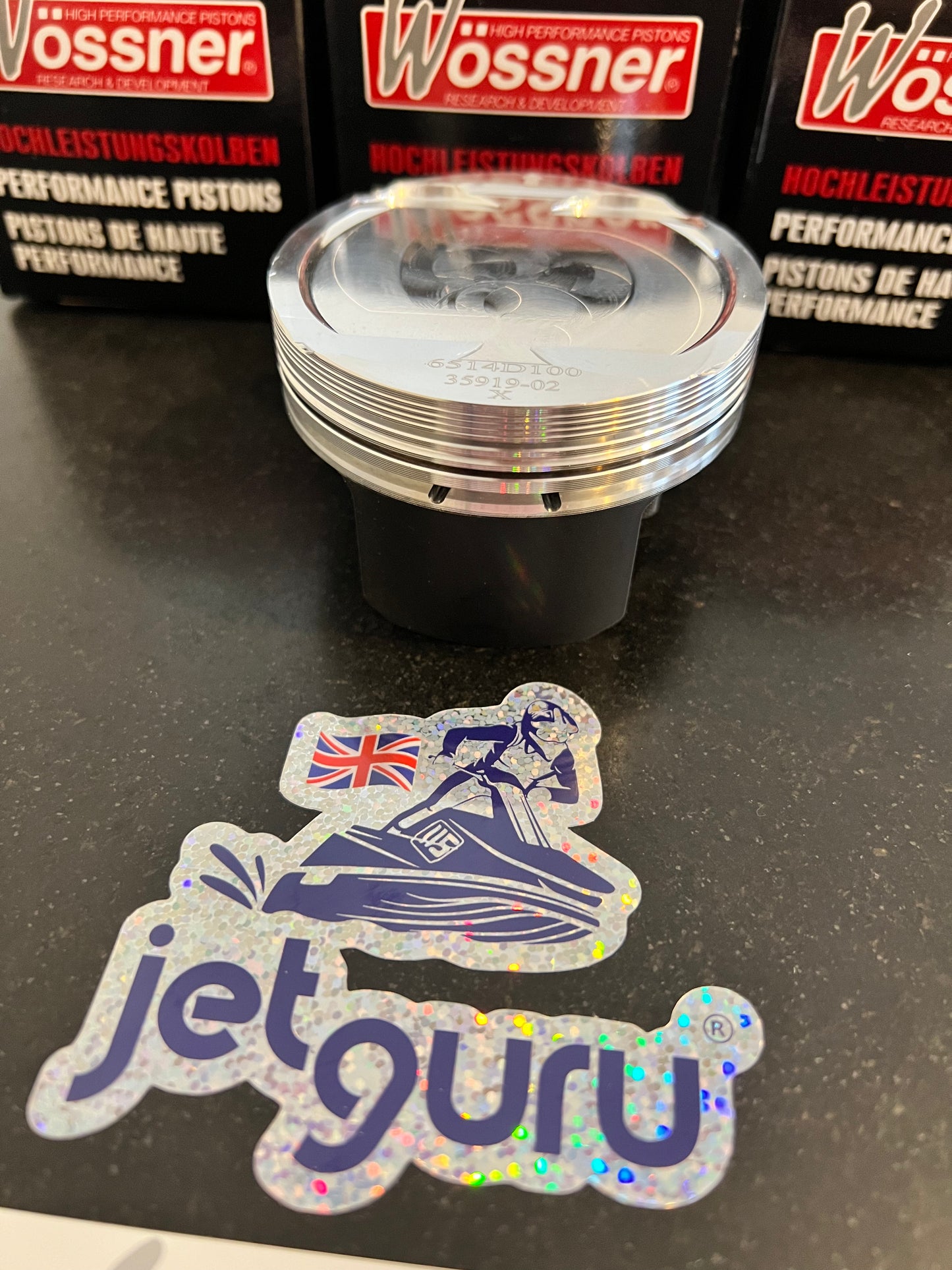 Wossner Pro Series Piston Kit Sea Doo Spark Jet Ski 900 ACE 2014-2019 11.0:1 K6514D 11.0:1 CR - Jetguru