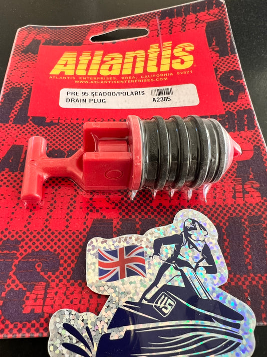 Atlantis Jet Ski PWC Floating Drain Plug Bung Seadoo Sea-Doo A2385 - Jetguru