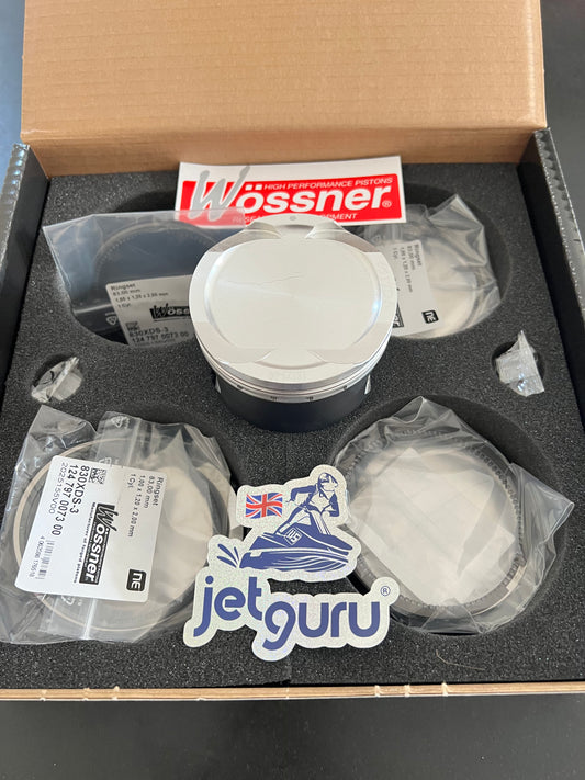 Wossner Forged Piston Kit Kawasaki 1500 Jet Ski STX 15-F SX-R Ultra LX 12.5:1 K6517 - Jetguru