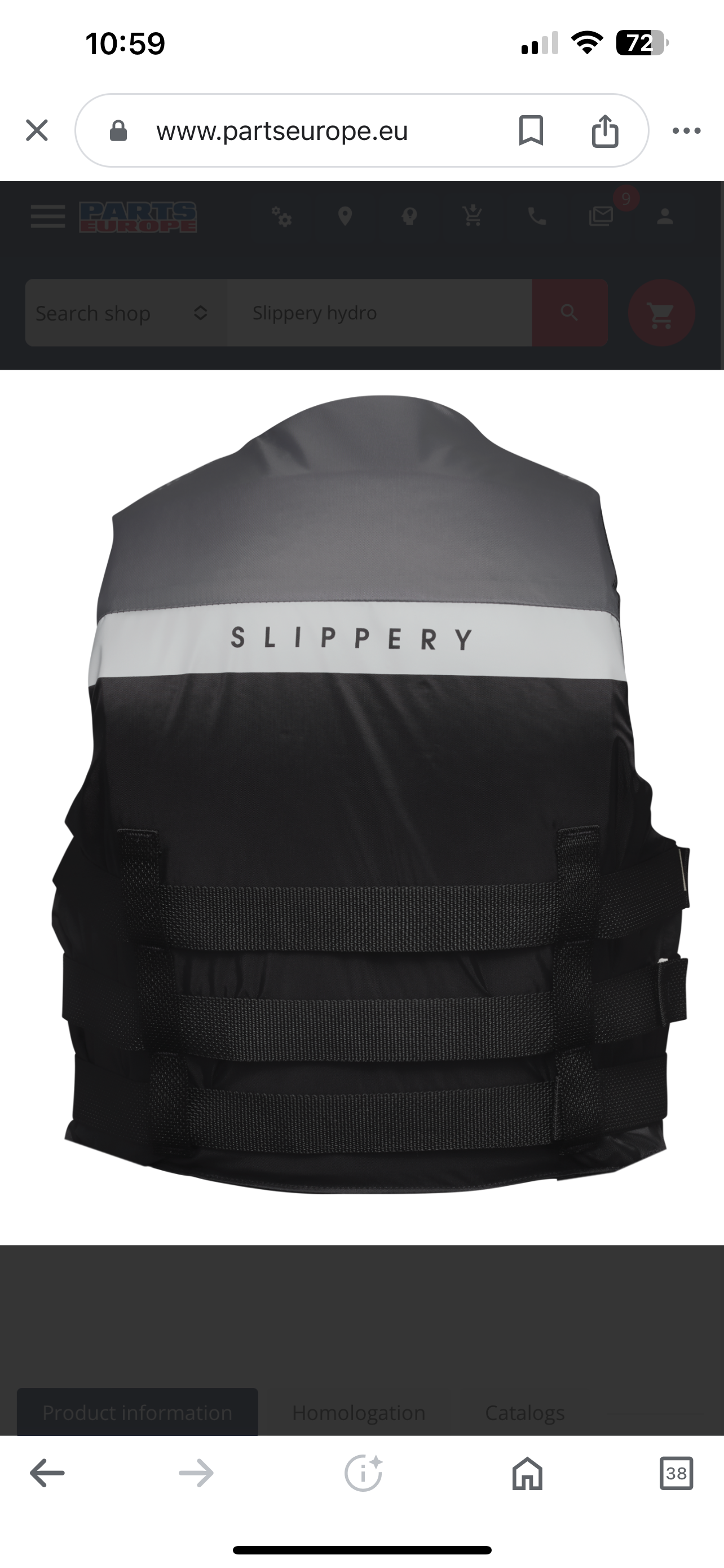 Slippery Wetsuits Hydro Men’s Life Jacket Vest Preserver - Jetguru