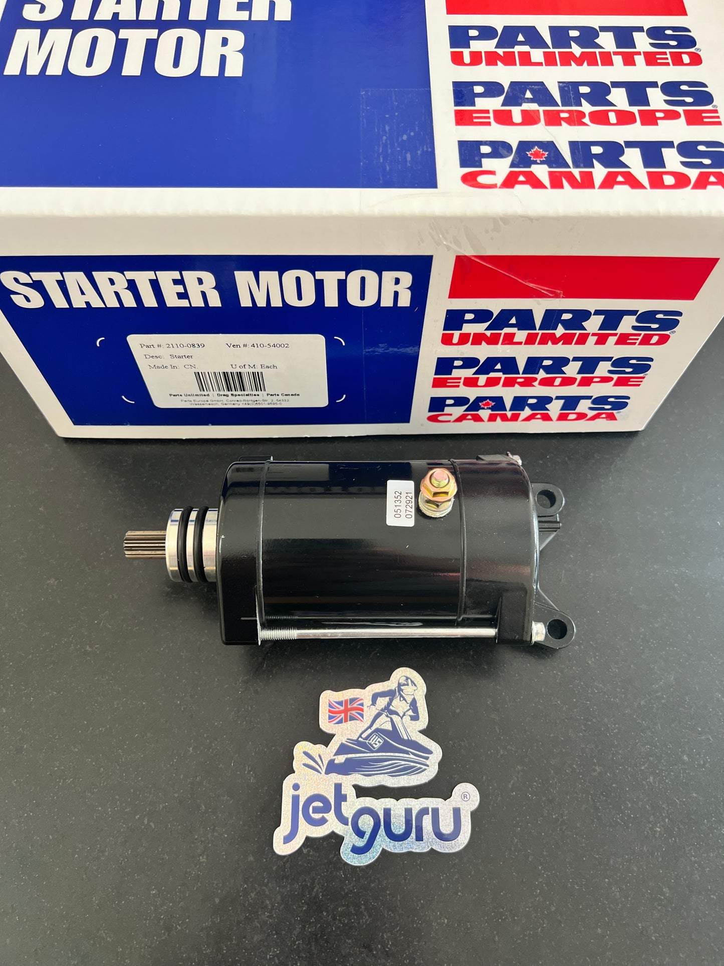 Starter Motor for Yamaha Jet Ski 800 1200 1300 GP RA SV WVT XL XLT GP-R - Jetguru