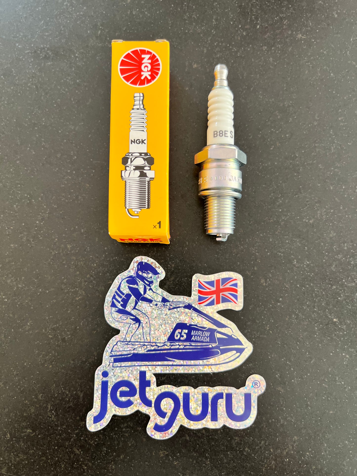 NGK B8ES 2411 Removable Tip Spark Plug - Jetguru