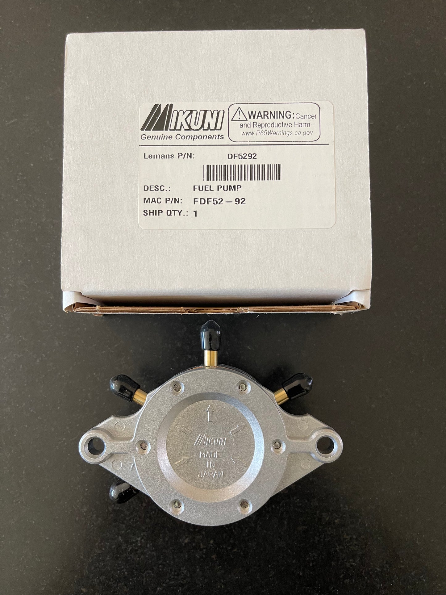 Mikuni Triple Carburettor Fuel Pump DF52-92 - Jetguru