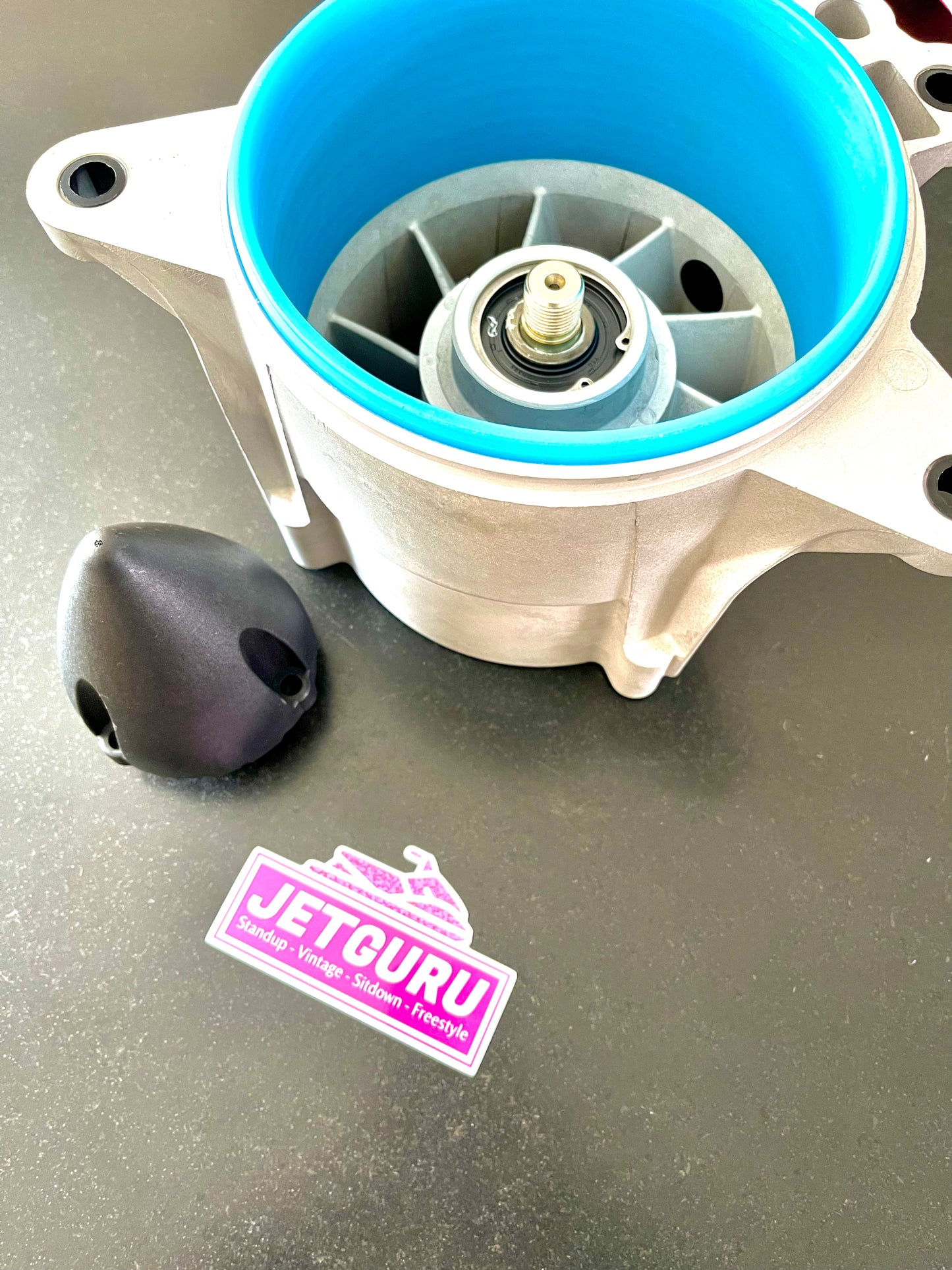Seadoo complete jet pump housing with ring, seals, shaft and bearings - Jetguru