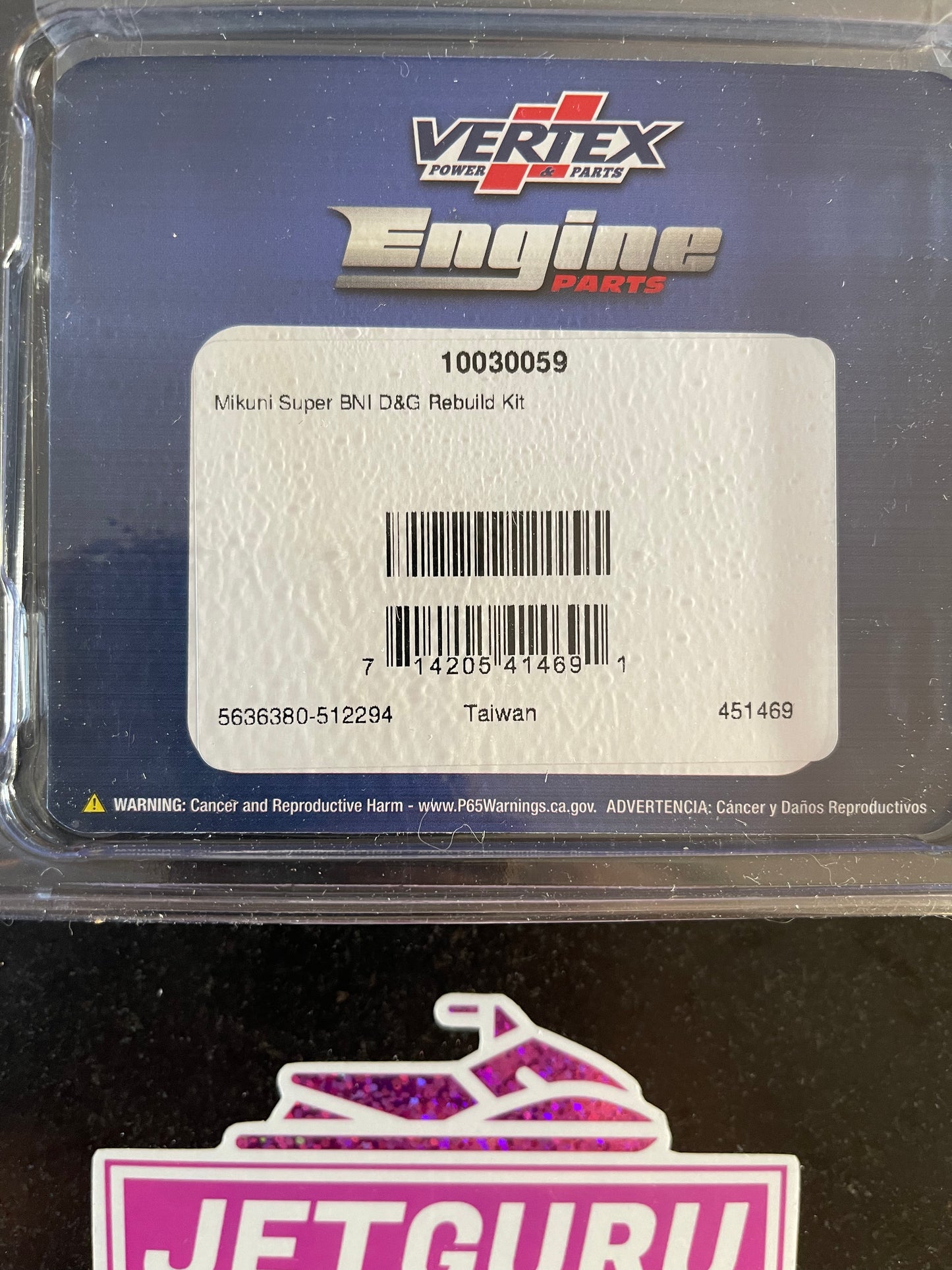 Vertex Jet Ski Carburettor Rebuild Kit Super BN 44 46 i-Series Yam GP800 R XA1200 Seadoo 951 451469 - Jetguru