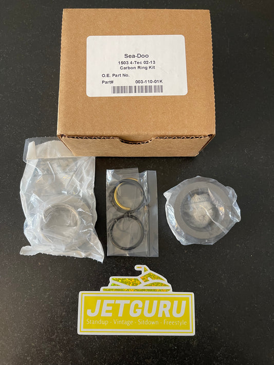 WSM Carbon Ring Kit Sea-Doo 1503 4-TEC 2002-15 003-110-01K - Jetguru