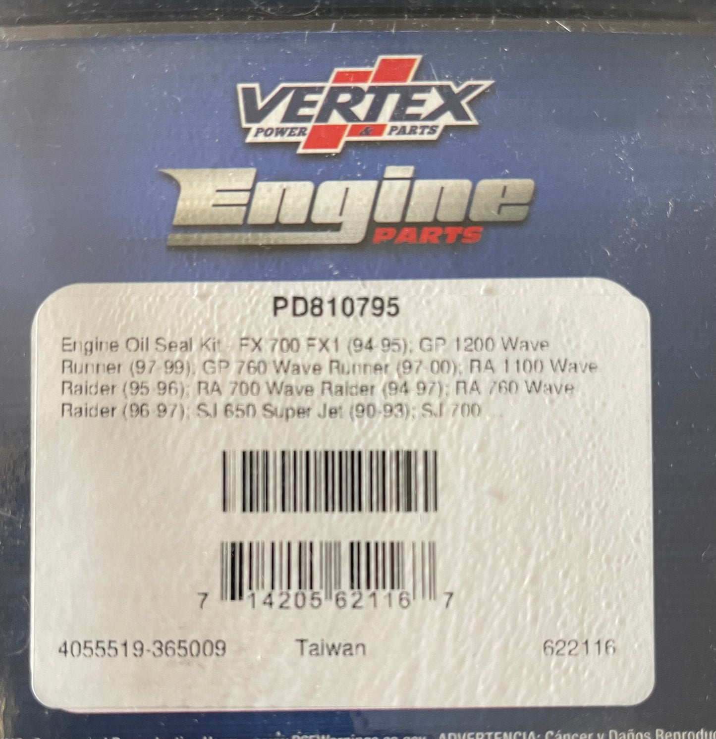 Vertex Crank seal Kit for Yamaha Jet Ski SJ650 SJ701 RA700 WB700 GP760 WR100 RA1100 GP1200 XL1200 PD810795 - Jetguru