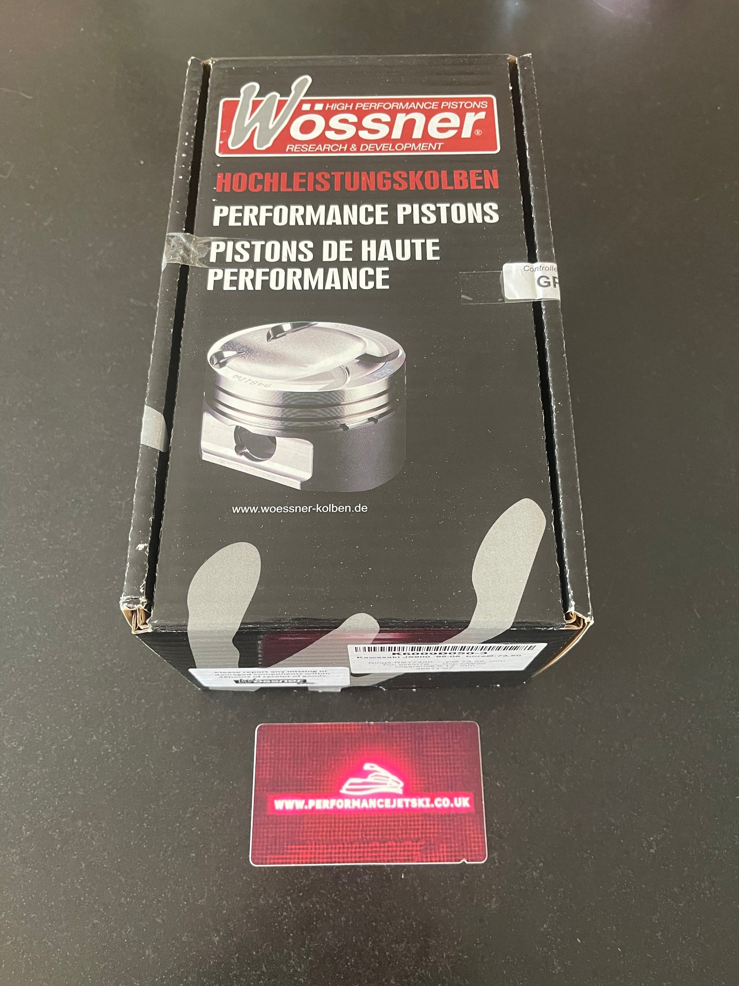 Wossner Kawasaki Piston Kit HBF Ultra 300X 82.91 Size - K6510DB-4 - Jetguru