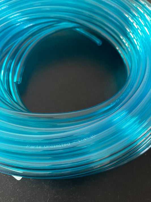 Jet Ski / Motorcycle / ATV Fuel Line - Blue transparent 1/4" 6.4mm ID - 1 Meter Lengths - Jetguru