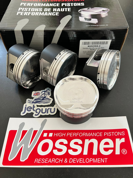 Wossner Piston Kit Yamaha 1800 Jet Ski FX Cruiser HO 8.6:1 K6505DA-4 86MM - Jetguru