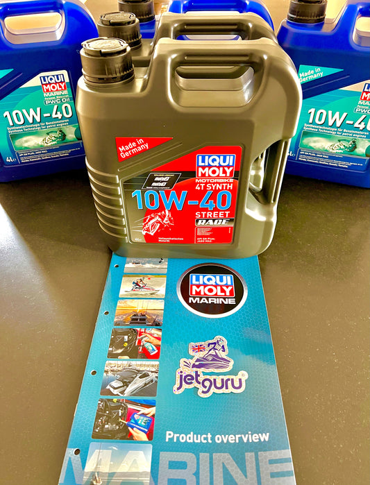 Liqui-Moly 4T Race Oil 10W40 1 litre 20753 API SN PLUS JASO MA2 Synthetic - Jetguru