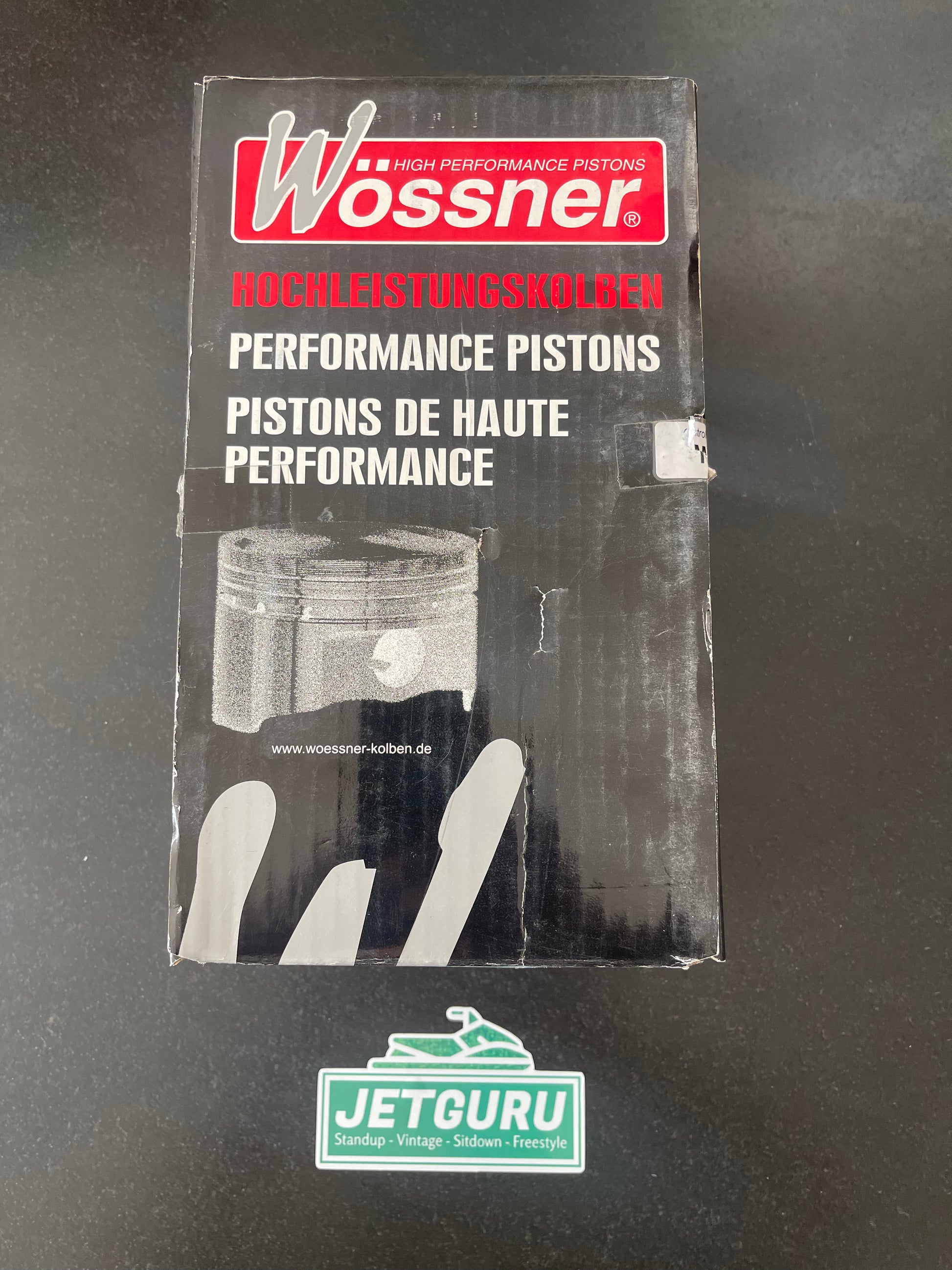 Wossner Kawasaki Piston Kit JT 1500 JTX-15F STD Size - K6507DA-4 - Jetguru