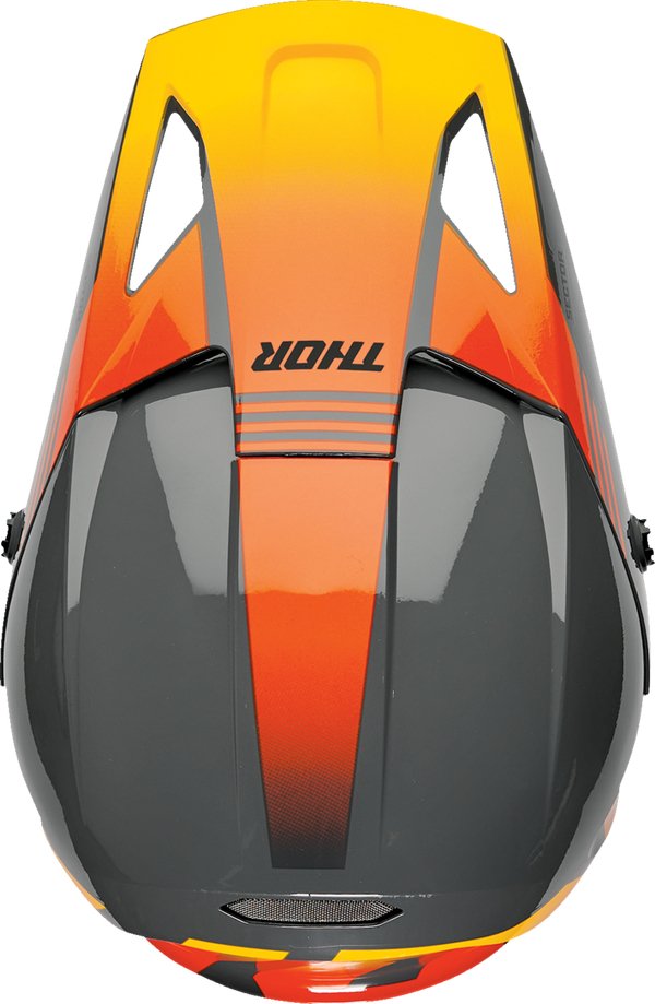 2023 Thor Sector 2 Crave ACU Gold Jet Ski Helmet Charcoal Orange - Performance Jet Ski (PJS) UK