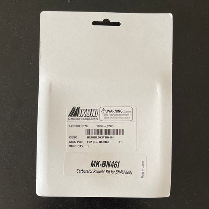 Genuine Mikuni SBN46 Super BN carburettor rebuild kit MK-BN46I - Jetguru