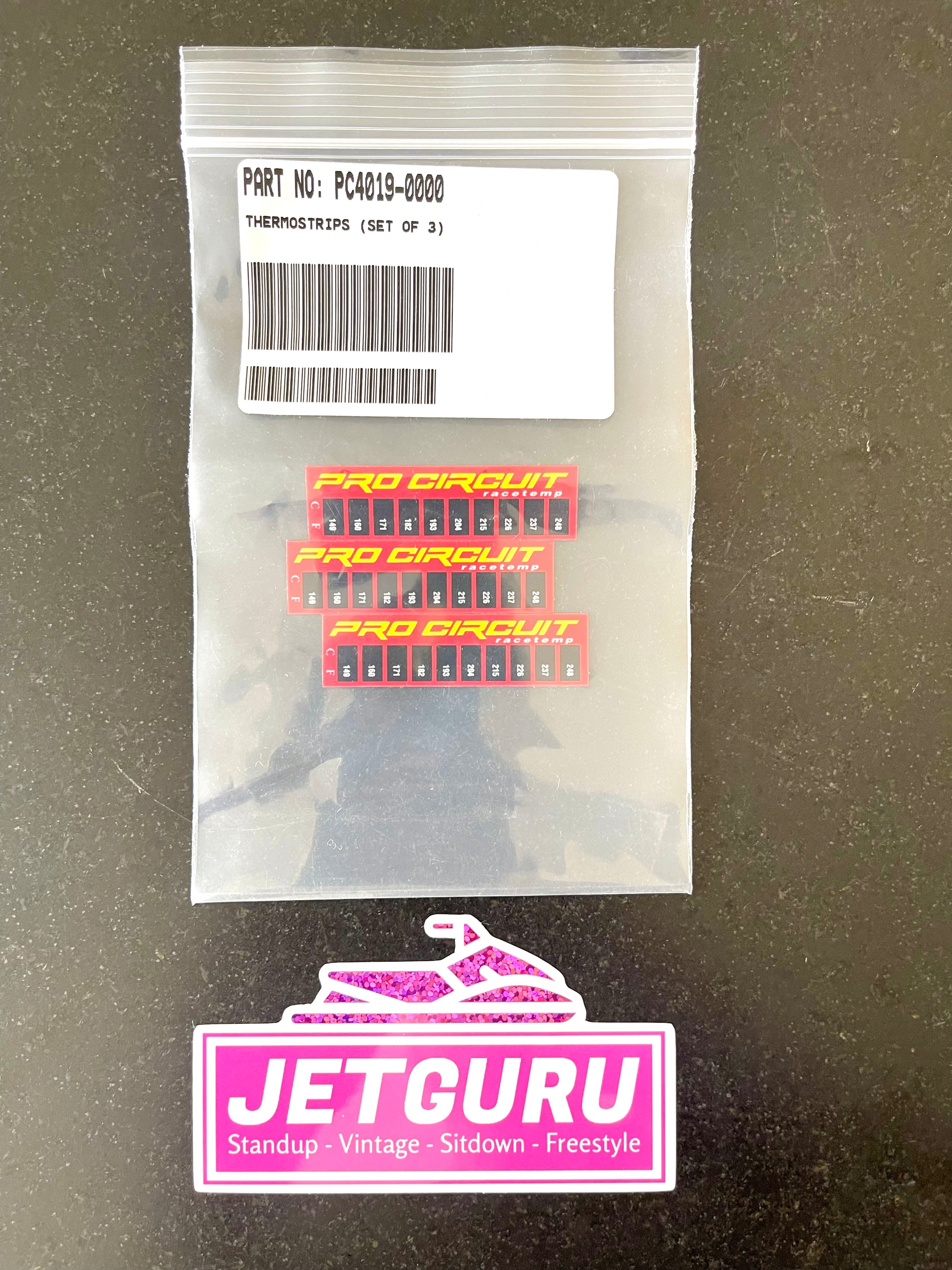 Pro Circuit Heat Temperature Strips Thermostrips x 3 - Jetguru