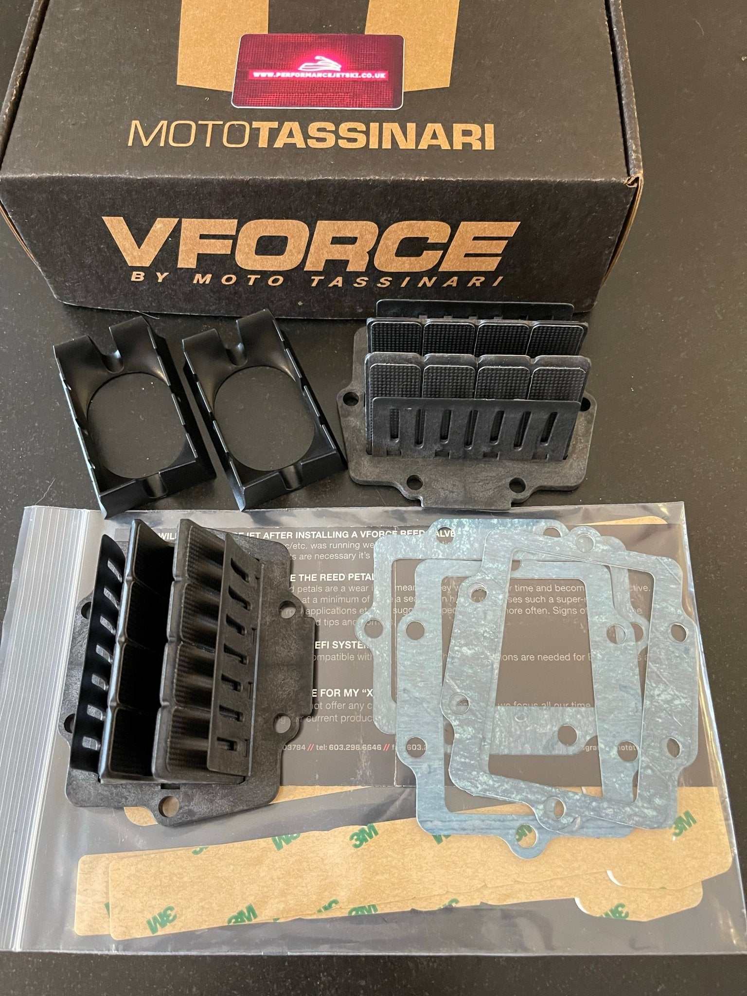 Moto Tassinari V-Force Reeds for Kawasaki SX-R 750 / 800 - Performance Jet Ski (PJS) UK