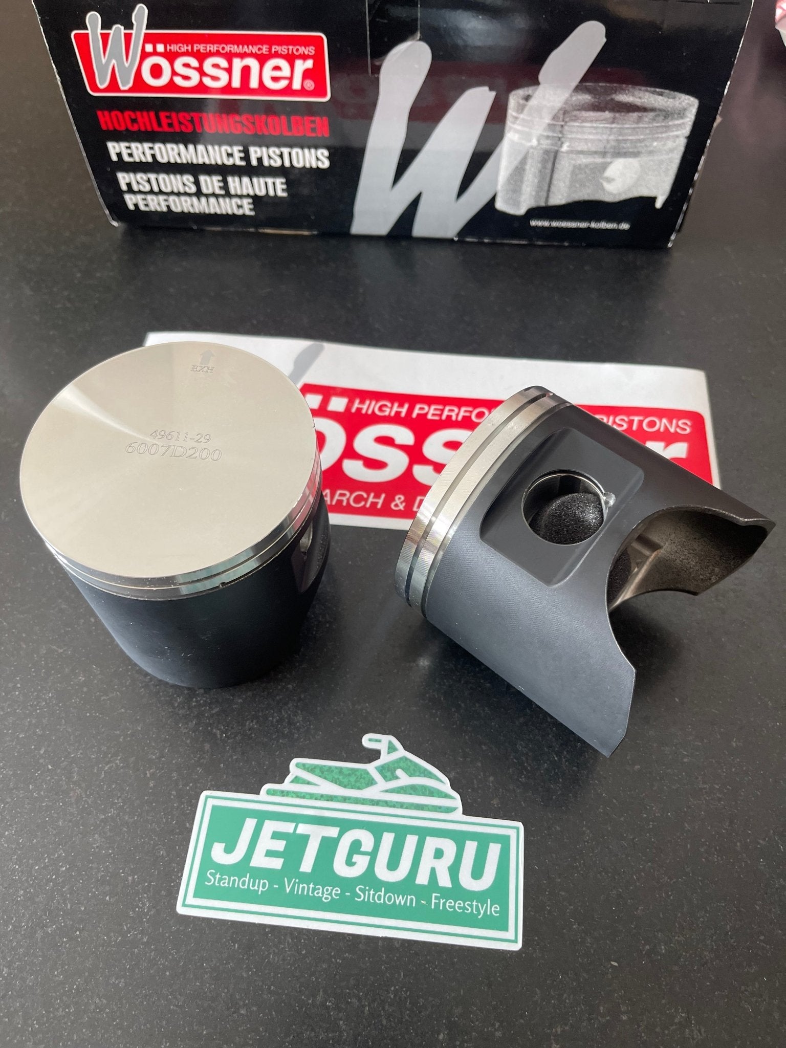 Wossner Forged Piston Kit High Compression Kawasaki 1500 Jet Ski STX 15-F SX-R Ultra LX 14.5:1 K6519 - Performance Jet Ski (PJS) UK