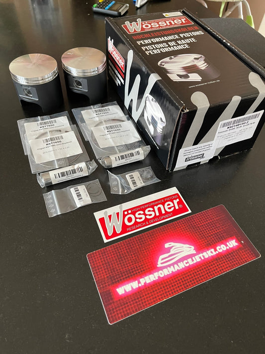 Wossner Piston Kit Kawasaki Jet Ski Big Pin 750 JS750 ZXi SXI - 80.5mm 0.50 Over - Performance Jet Ski (PJS) UK